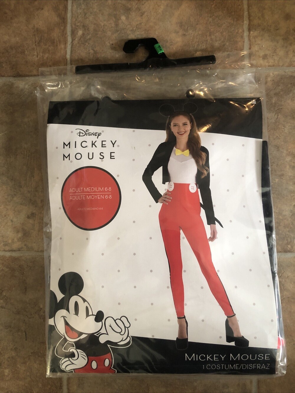 New Walt Disney Mickey Mouse Womens Classy Sexy Costume Outfit Size Medium 6-8